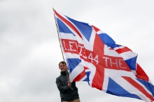 Fans at the British Grand Prix