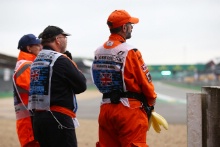 Marshals at the British Grand Prix