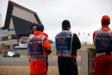 Marshals at the British Grand Prix