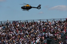 Helicopter at Silverstone