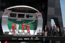 Podium, 1st - Sebastian Vettel, Ferrari
2nd - Lewis Hamilton, Mercedes AMG F1
 and 3rd Kimi Raikkonen, Ferrari
