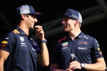 Max Verstappen, Red Bull-Renault and Daniel Ricciardo 	Red Bull-Renault