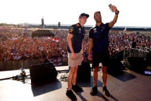 Max Verstappen, Red Bull-Renault and Daniel Ricciardo	Red Bull-Renault