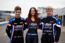 Aiden Moffat (GBR) Laser Tools Racing Mercedes Benz A-Class and Jack Mitchell (GBR) (Ginetta)