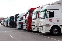 Trucks at the BTCC Test at Snetterton