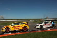 Rory Butcher (GBR) Team Shredded Wheat Racing with Duo Ford Focus