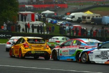 Mat Jackson (GBR) Team Shredded Wheat Racing with Duo Ford Focus