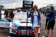 Ash Sutton (GBR) Team BMR Subaru Levorg Grid Girl