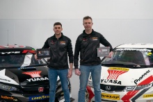 Dan Cammish (GBR) and Matt Neal (GBR) Halfords Yuasa Racing Honda Civic Type R launch