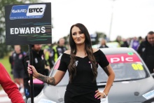 Jade Edwards (GBR) - BTC Racing Honda Civic Type R Grid Girl