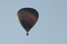 Air balloons over Snetterton