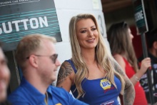 Grid Girl of Ash Sutton (GBR) - NAPA Racing UK Ford Focus ST