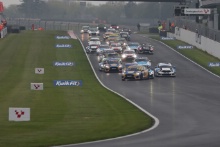 Ashley Sutton - NAPA Racing UK Ford Focus ST leads at the start of race 1