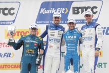 Andrew Watson - CarStore Power Maxed Racing Vauxhall Astra, Tom Ingram - Bristol Street Motors with EXCELR8 Hyundai i30 N Fastback, Jake Hill - Laser Tools Racing with MB Motorsport BMW 330e M Sport and Tom Chilton -  Bristol Street Motors with EXCELR8 Hyundai i30 N Fastback