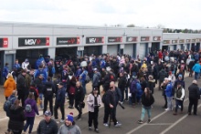 Fans in the BTCC Pits
