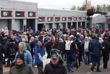Fans in the BTCC Pits