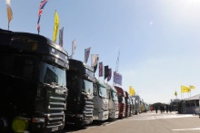 BMR Trucks in the paddock
