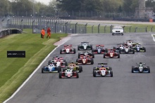 BRDC F3 Race Start Donington Park