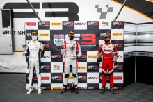 Race 2 Podium Zak O'Sullivan (GBR) - Carlin BRDC F3 Reece Ushijima (USA) - Hitech GP BRDC F3 Roberto Faria (BRA) - Fortec Motorsports BRDC F3