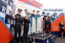 GT4 Podium, Stuart Middleton / William Tregurtha - HHC Motorsport - Ginetta G55 GT4 win