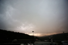 Bad weather at Spa Francorchamps
