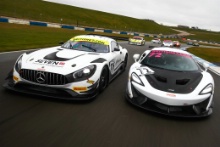 Lee Mowle / Yelmer Buurman ERC Sport Mercedes-AMG GT3 and Adam Balon / Ben Barnicoat Track-Club McLaren 570S GT4