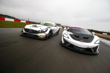 Lee Mowle / Yelmer Buurman ERC Sport Mercedes-AMG GT3 and Adam Balon / Ben Barnicoat Track-Club McLaren 570S GT4