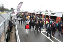 Fans on the pitwalk