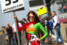 Jon Minshaw / Phil Keen Barwell Motorsport Lamborghini Huracan GT3 grid girl