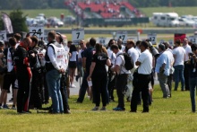 British GT grid at Snetterton