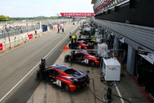 British GT pit lane