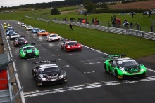 The grid for Race 2