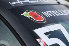 Rememberence Poppy on the British GT cars