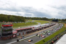 The grid at the start of the race