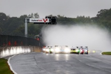 Start of Race 1 - Nick Jones / Scott Malvern - Team Parker Racing Porsche 911 GT3 R leads