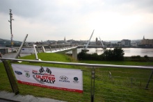 Ulster Rally service park in Londonderry / Derry