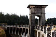 The dam on the Alwen stage