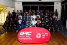 British Rally Championship 2019 drivers and co drivers group photo