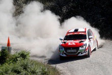 Kyle White/Sean Topping Peugeot 208 Rally