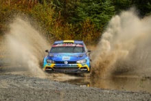 2022 Motorsport UK British Rally Championship Cambrian Rally. 28th-29th October 2022. Eamonn Kelly / Conor Mohan - Volkswagen Polo R5