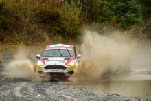2022 Motorsport UK British Rally Championship Cambrian Rally. 28th-29th October 2022.
Johnnie Mulholland / Eoin Treacy - Ford Fiesta Rally 4
