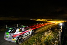 2022 Motorsport UK British Rally Championship Cambrian Rally. 28th-29th October 2022.Cambrian RallyPatrick O'Brien / Stephen O'Brien - Skoda Fabia R5