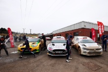 Overall Podium (l-r) Elliot Payne / Tom Woodburn - Ford Fiesta Rally 2, Adrien Fourmaux / Alexandre Coria - Ford Fiesta, Keith Cronin / Mikie Galvin - Volkswagon Polo R5