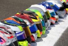 2016 Renault Clio Cup drivers helmets