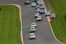 Start of the race, Mike Bushell (GBR) Team Pyro Renault Clio Cup