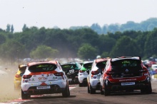 Start, Max Coates (GBR) Team Pyro Renault Clio Cup leads