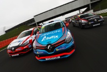 Max Coates - Team Hard - Clio Cup, Jack Young -  M.R.M. Clio Cup  and Ben Colburn - Westbourne Motorsport -  Clio Cup
