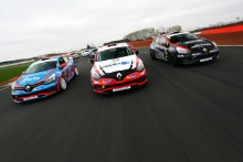 Jack Young -  M.R.M. Clio Cup,  Max Coates - Team Hard - Clio Cup  and Ben Colburn - Westbourne Motorsport -  Clio Cup