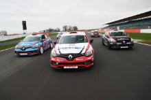 Jack Young -  M.R.M. Clio Cup,  Max Coates - Team Hard - Clio Cup  and Ben Colburn - Westbourne Motorsport -  Clio Cup