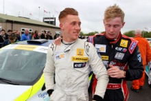 Ash Hand (GBR) Team Pyro Renault Clio Cup and Ashley Sutton (GBR) Team BMR Restart with Pyro Renault Clio Cup